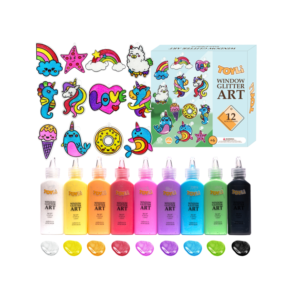 Window Glitter Art Kit ToyLi